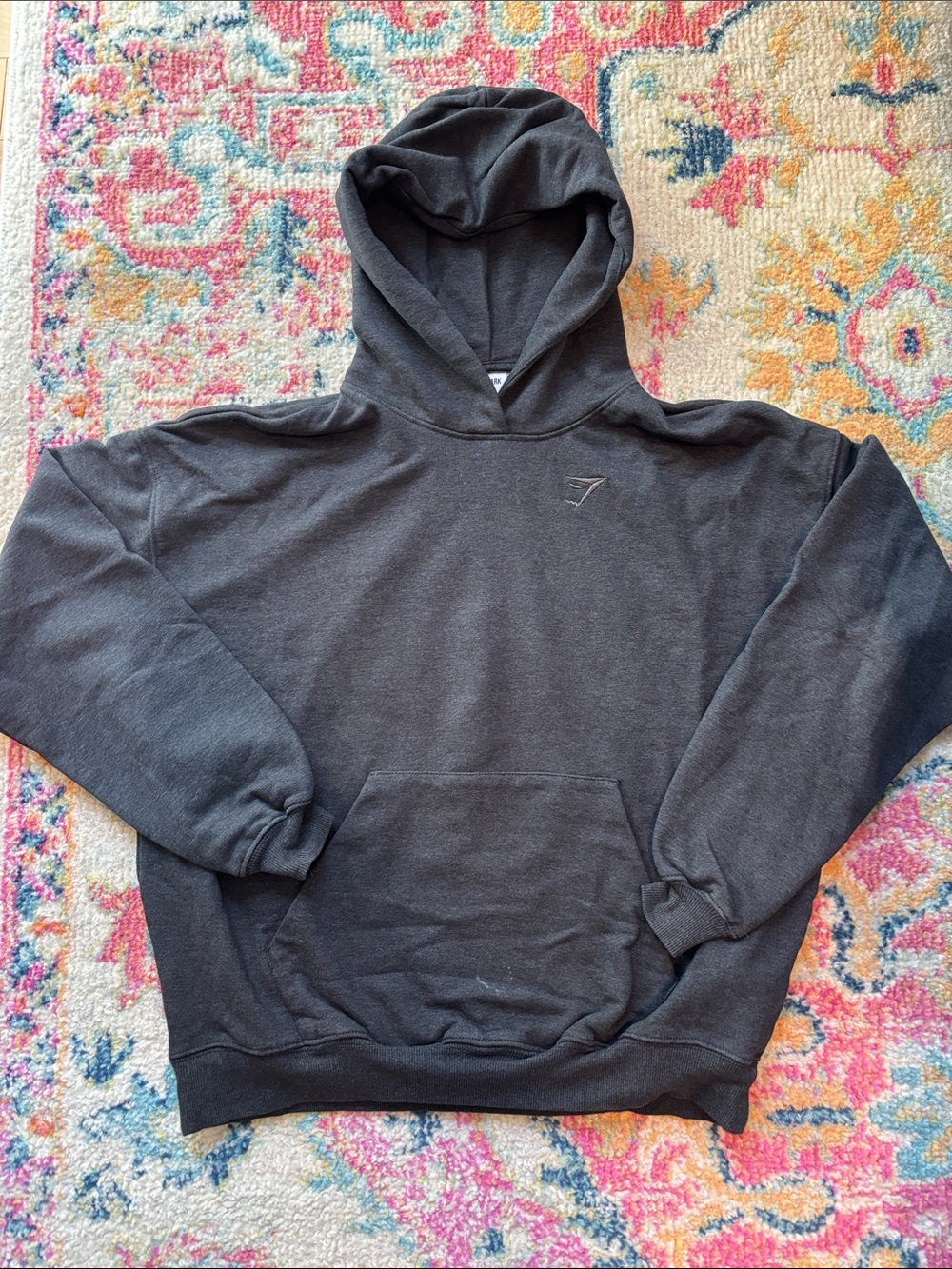 Gymshark Women’s Charcoal Hoodie Sweatshirt